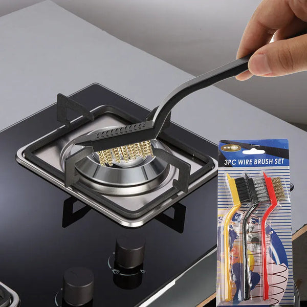 Cooktop Cleaning Brush Copper Nylon Steel Wire