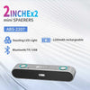 ABS-2207 Bluetooth Soundbar Speaker showcasing vibrant design with LED lights and Bluetooth connectivity.