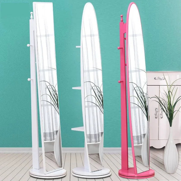 Standing Coat Rack Full Length Mirror