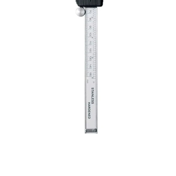150mm High Precision Digital Vernier Caliper showing a stainless hardened scale for accurate measurements.
