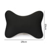Soft Memory Foam Car Neck Rest Pillow in black, designed for ergonomic neck support while driving.