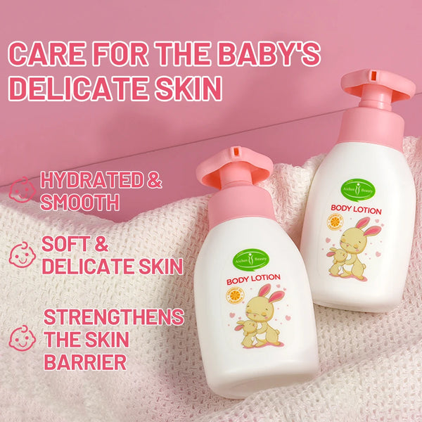 Natural Baby Moisturizing Body Lotion for hydrated and smooth, soft and delicate skin.