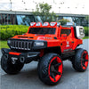 Four Wheel Offroad Remote Control Toy Car with large wheels and bright red design, ideal for outdoor adventures.