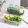 Household Kitchen Chopsticks Draining Tray for drying chopsticks, fruits, and organizing kitchen tools.