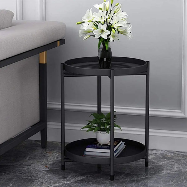 Waterproof Scratch Resistant Metal Side Table