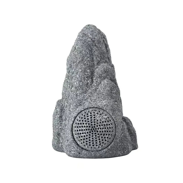 Christmas Garden Decoration Sound Box in a rock-like design for outdoor use.
