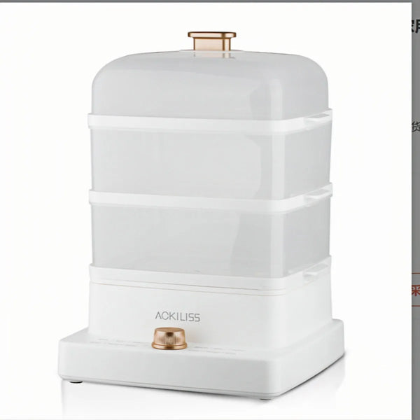 1000W Electric Food Dehydrator Machine with three stackable trays for preserving food.