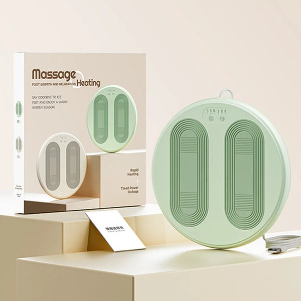 Electric Portable USB Plug Foot Massager Warmer with soothing design for foot relaxation and warmth.