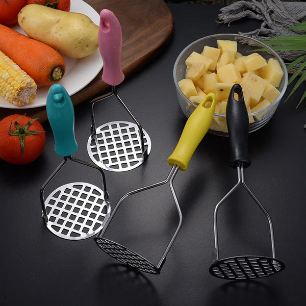 Household Stainless Steel Manual Garlic Press