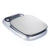 10kg Rectangle Digital Kitchen Scale with clear LCD display and stainless steel surface for accurate food weighing.