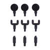 Professional Deep Tissue Muscle Massage Gun attachment heads set for customized massage therapy.