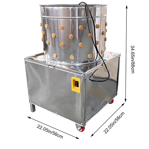 Stainless Steel Poultry Defeathering Plucking Machine