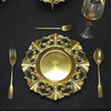 Vintage Gold Hollowed Charger Plate