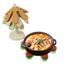 Silicone Tree Trivet Set – 4-Piece Heat Resistant Pot Mats