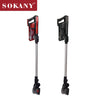 2000W Handheld & Stick Cordless Vacuum Cleaner in red and black designs, showcasing its lightweight and versatile features.
