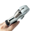 Durable Hand Gripper Adjustable Strength Trainer held in hand, showcasing its adjustable grip strength feature.