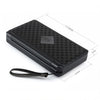 Multifunction Powerbank Folding Solar Panel 5W compact black design with dimensions