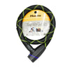 Portable Anti-Theft Bicycle Cable Lock with 2 Keys in houndstooth style with packaging and secure design.