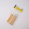 6-Piece Nylon Paint Brush Set with Wooden Handles in packaging for painting and crafting projects.
