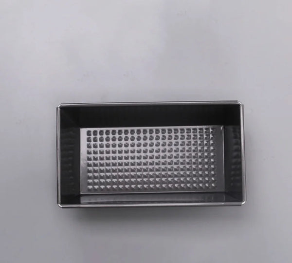 Carbon Steel Nonstick Bread Toast Pan with textured surface for baking perfect loaves.