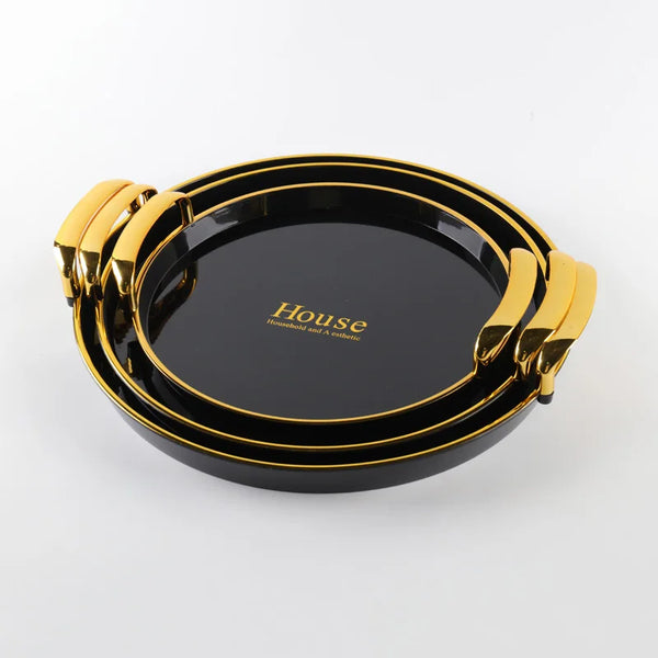 3-in-1 Round Serving Tray Set