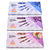 Kitchen Knife Set Color Heat Transfer Pattern Six-Piece Set in colorful packaging for stylish kitchen use.