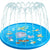 Outdoor Kids Water Spray Play Pool with colorful dolphin design and water spraying for fun summer activities.