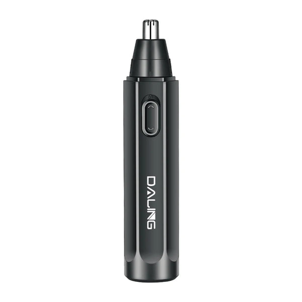 Professional Nose & Ear Hair Trimmer in sleek black design for precise grooming of unwanted hair.