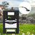 IP65 LED Portable Mini Solar Panel Light with solar charging cables, perfect for outdoor activities and emergency use.