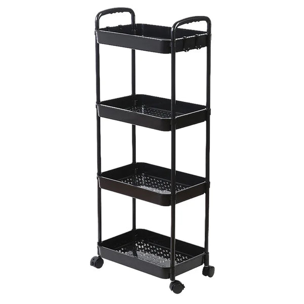 Household Shelf Cart Storage Rack Floor Trolley