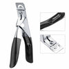 U-shaped Nail Art Clippers with stainless steel blade and ergonomic handle for precise nail shaping.