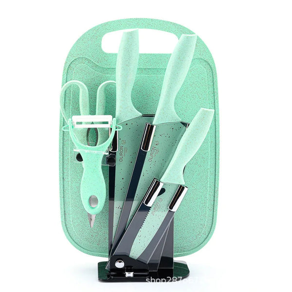 7pcs Stainless Steel Kitchen Knife Set