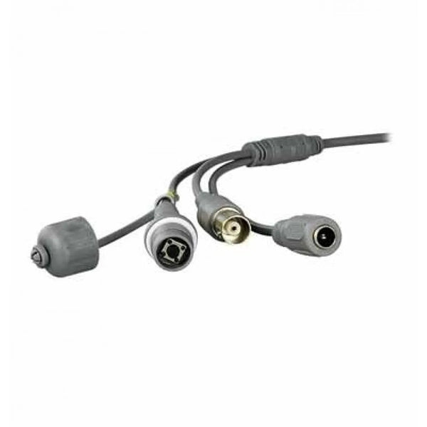 5Mp Bullet Camera 2.8Mm Lens connection cable with various connectors for high-definition surveillance equipment.