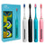 Electric Sonic Toothbrush for adults with four brush heads showcased in attractive packaging.