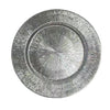 European Style 13-Inch Gold Rim Dinner Plate, elegant decorative serving plate for refined table settings.