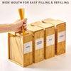 Bamboo Wood Grain Kitchen Storage Box