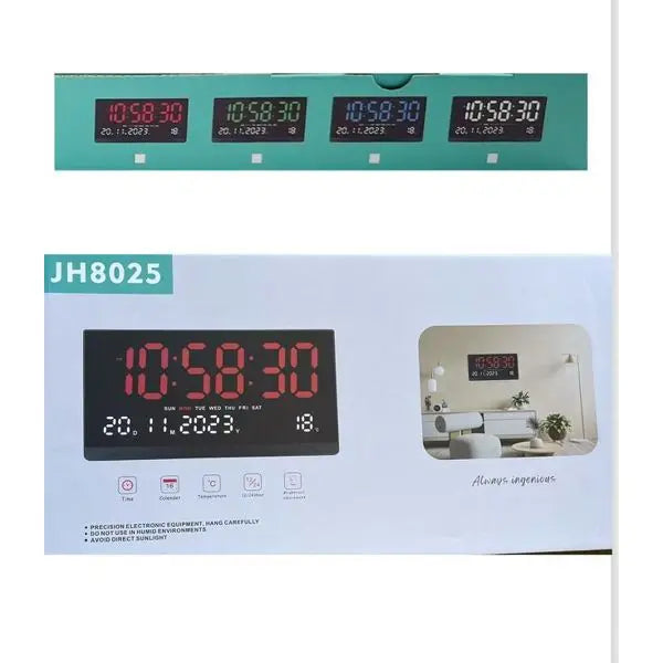 Minimalist Quartz Digital Wall Clock
