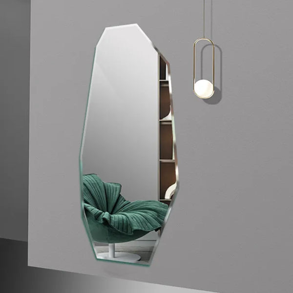 Gold Border Irregular Decorative Wall Hanging Mirror