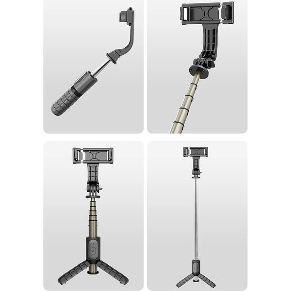 Foldable Mini Tripod Selfie Stick with Wireless Remote