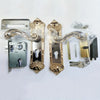 European Retro Style Door Lock set with vintage design, hardware, and keys for interior wooden doors.