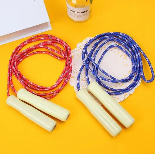 Wooden Handle Cotton Jump Rope