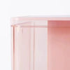 Close-up of the Cosmetic Organizer for Beauty Plastic Jewelry Storage in a sleek pink acrylic design.