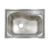 Single Bowl Pressed Stainless Steel Kitchen Sink