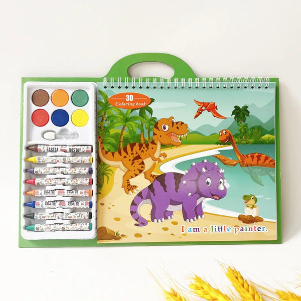  Magic Water Painting Preschool Sketchbook