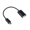 Micro USB to USB OTG Converter Adapter connecting peripherals to devices.