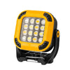 Outdoor Camping LED Light Set - portable LED floodlight with a yellow frame and bright lights for outdoor use.