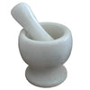 Mini White Marble Mortar and Pestle Set