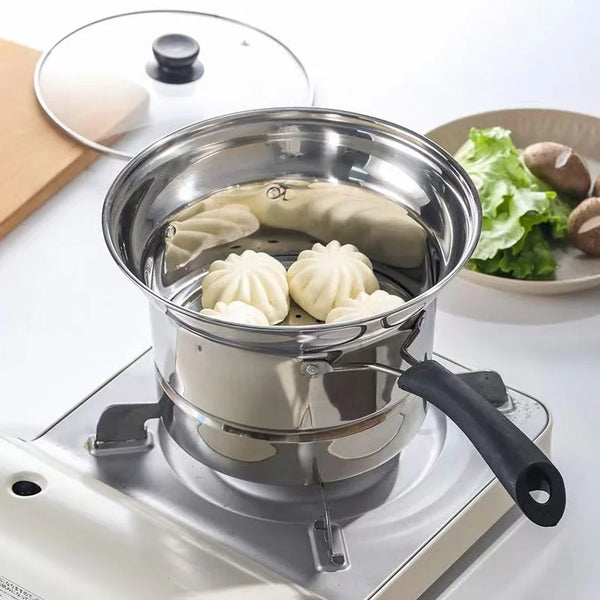 Stainless Steel Noodle Pot with Strainer