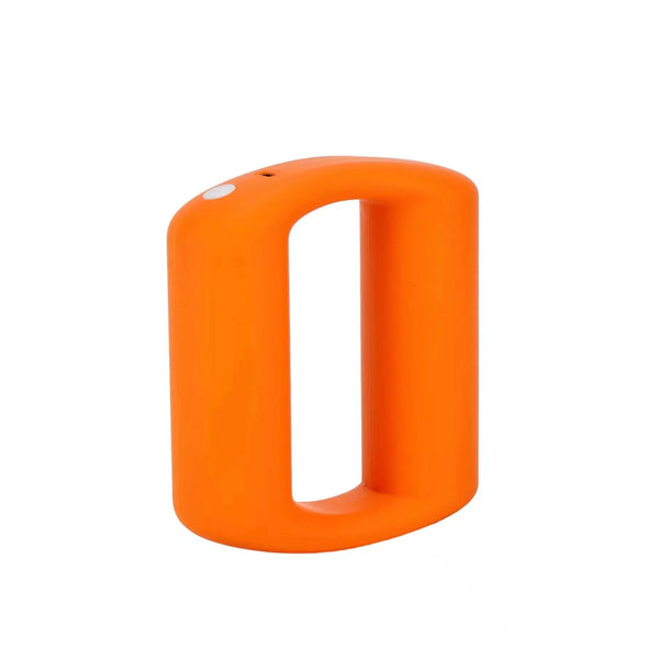 Mini Portable Deep Tissue Fascial Massager Gun in vibrant orange color, ideal for muscle recovery and relaxation.