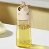 Glass Oil Dispenser Bottle with Flip Cap and Handle 680ml